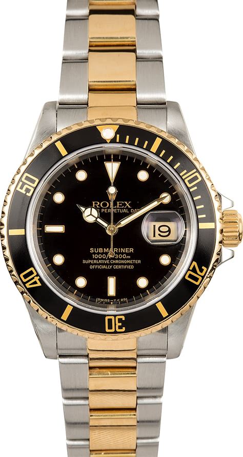 rolex gold black|rolex black and gold submariner.